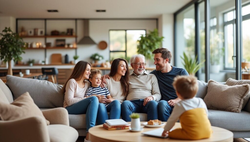 Maison familiale provençale avec toiture en tuiles traditionnelles parfaitement isolée