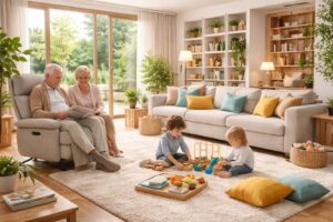 découvrez comment aménager un espace multigénérationnel dans votre maison pour accueillir confortablement parents et enfants, en combinant fonctionnalité, intimité et convivialité.