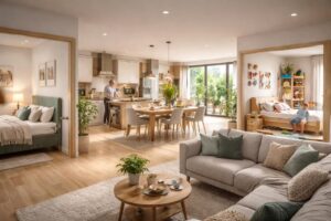 découvrez comment aménager une maison multigénérationnelle pour offrir confort et convivialité à la fois aux enfants et aux grands-parents, en optimisant l'espace et en favorisant le bien-être de chacun.