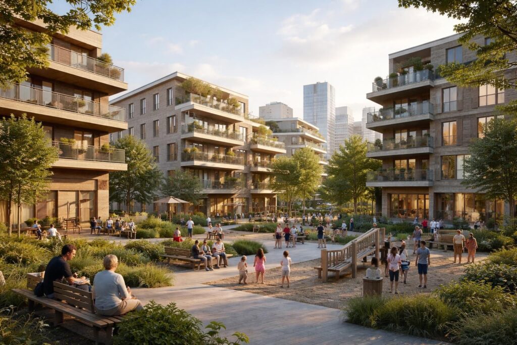 découvrez l'habitat intergénérationnel en entreprise avec icade, vinci immobilier et cdc habitat, une initiative innovante favorisant le lien social et le bien-être entre générations.